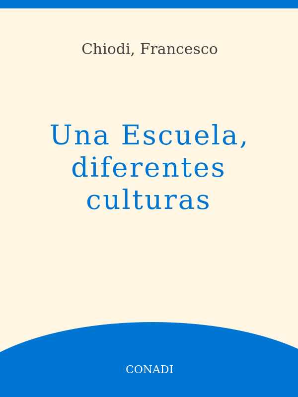 Una Escuela Diferentes Culturas cover