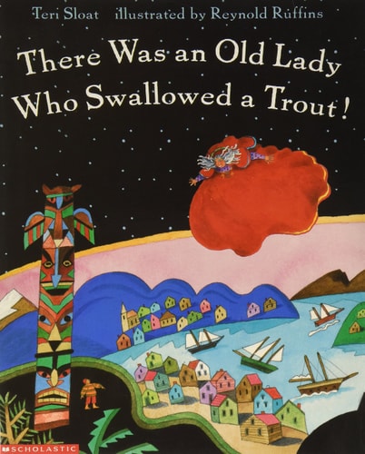 There was an Old Lady who Swallowed a Trout cover