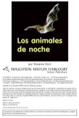 Los animales de noche