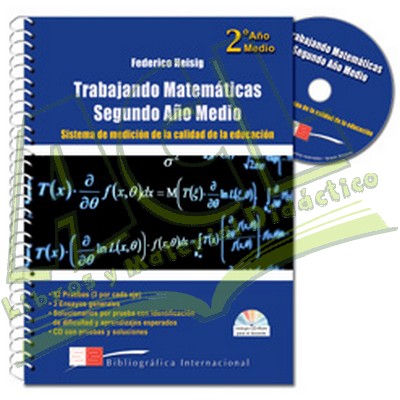 Trabajando Matemáticas Segundo Año Medio cover
