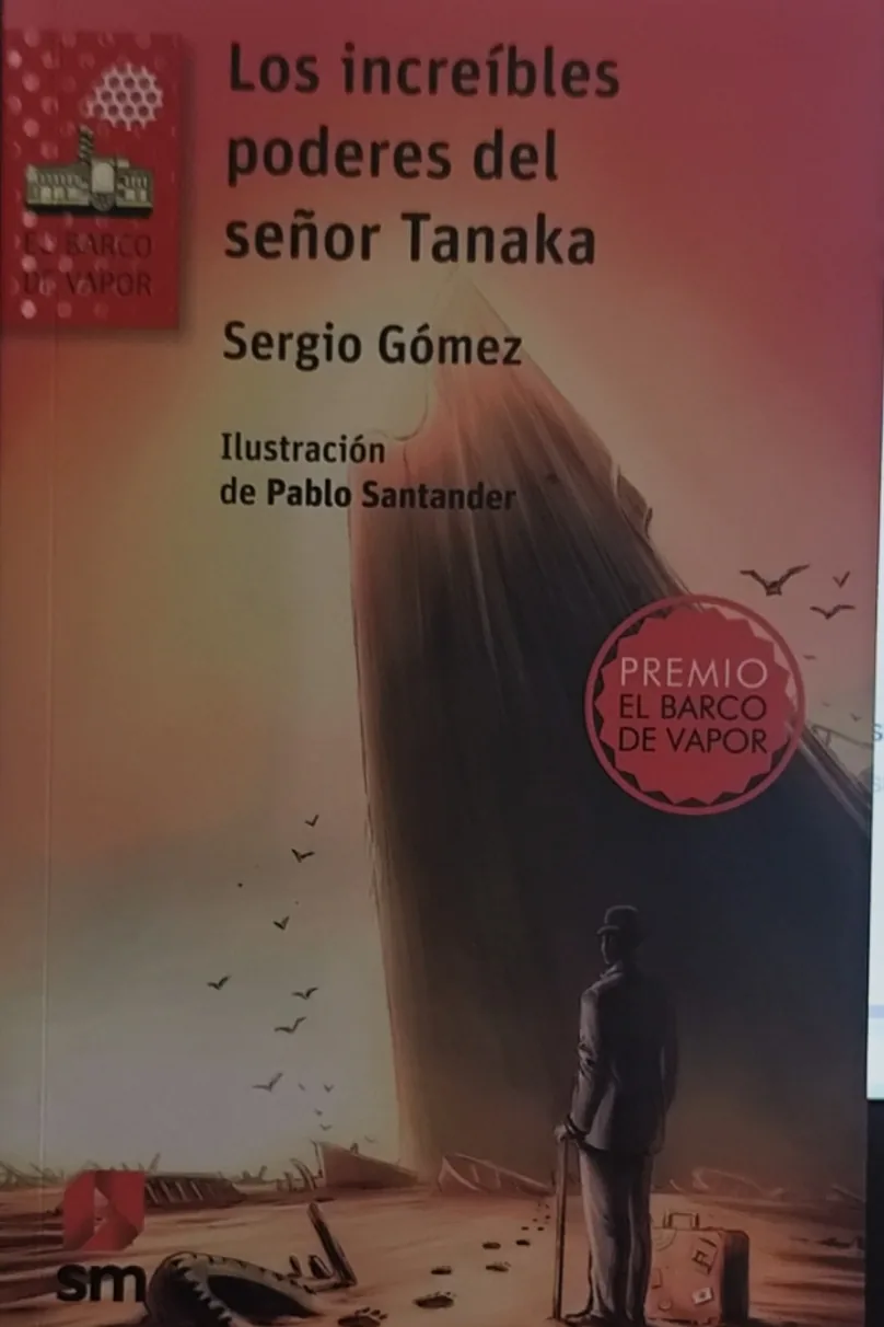 Portada de Los increíbles poderes del señor Tanaka, de Pablo Santander, Sergio Gómez