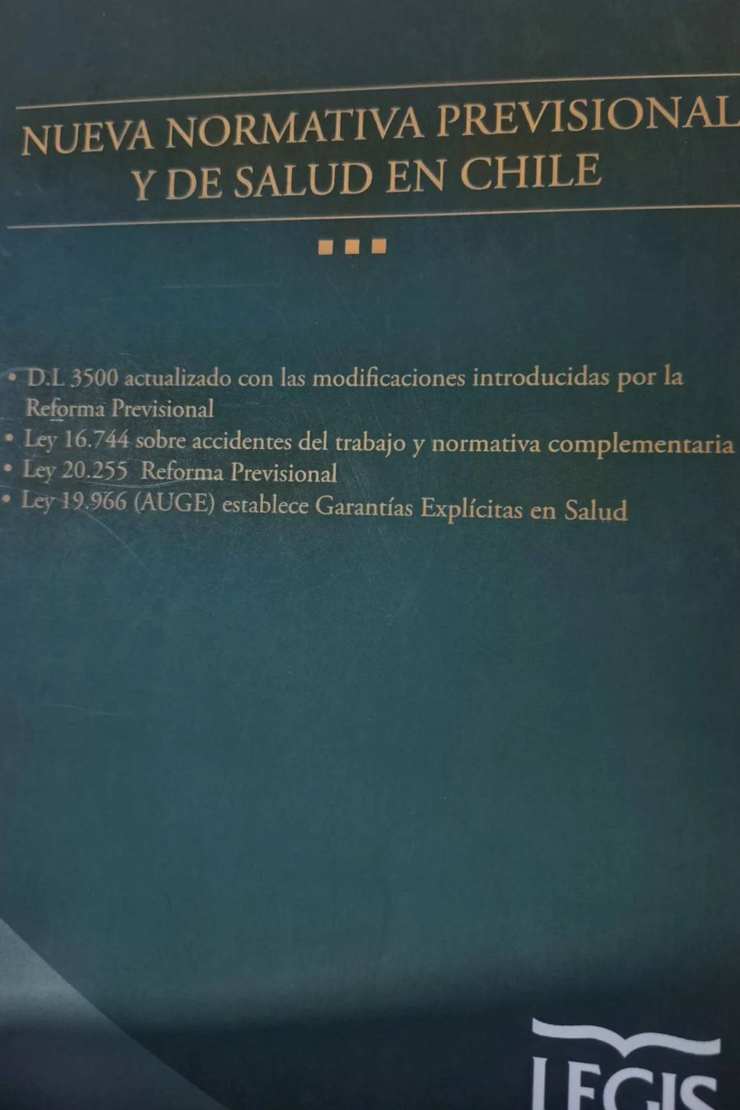 Nueva normativa previsional y de salud en Chile cover
