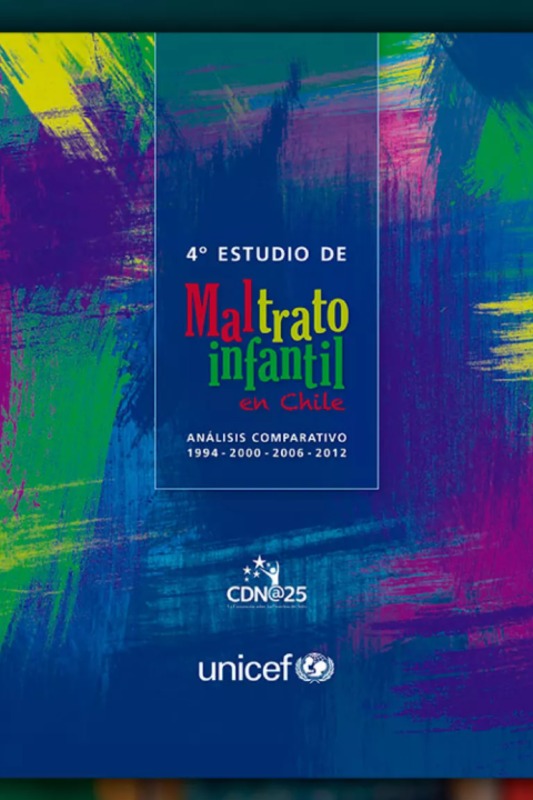 4° estudio de maltrato infantil en Chile cover