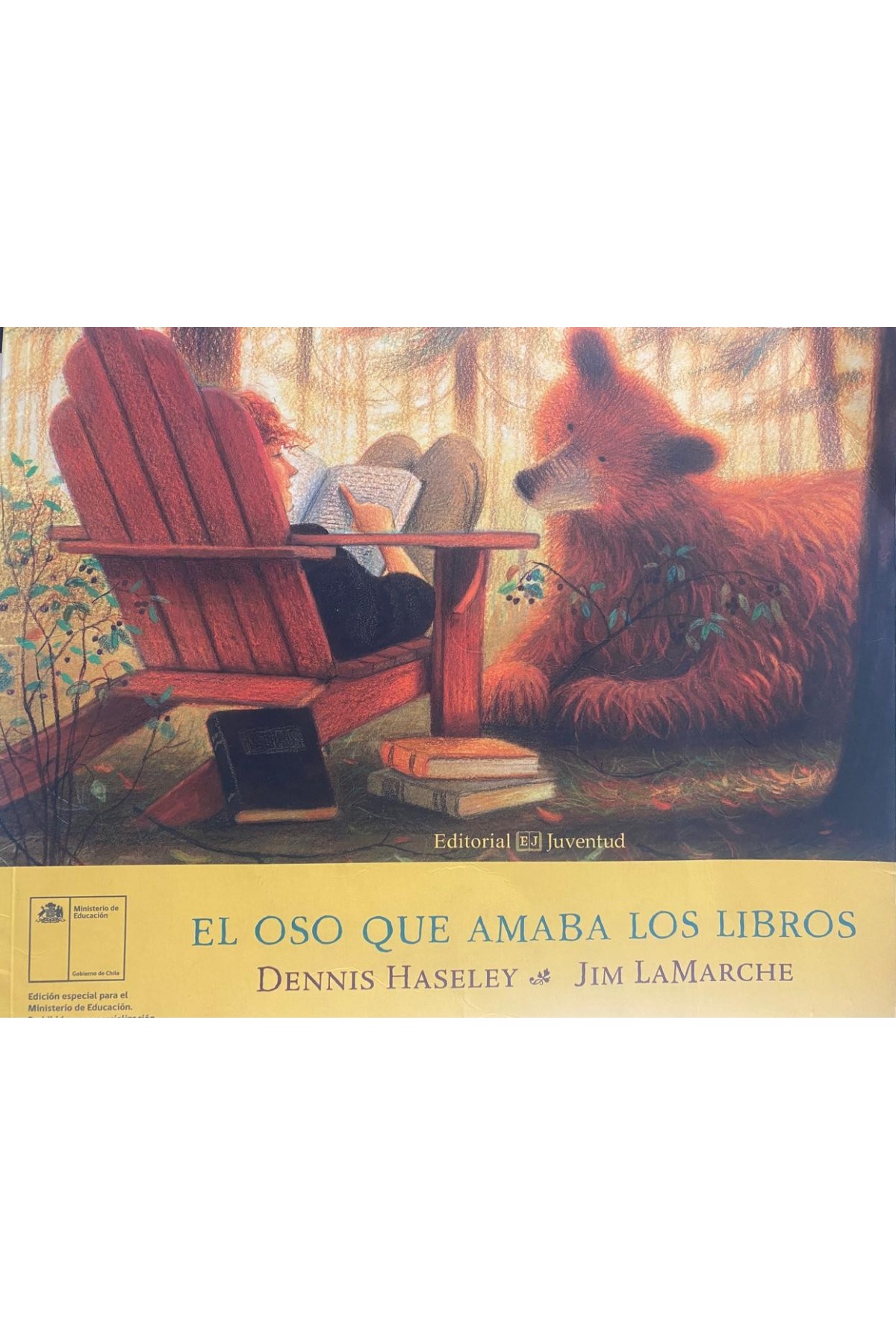 Portada de El oso que amaba los libros