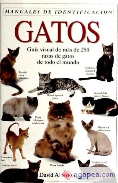 Gatos. Guía visual de más de 250 razas de gatos de todo el mundo cover