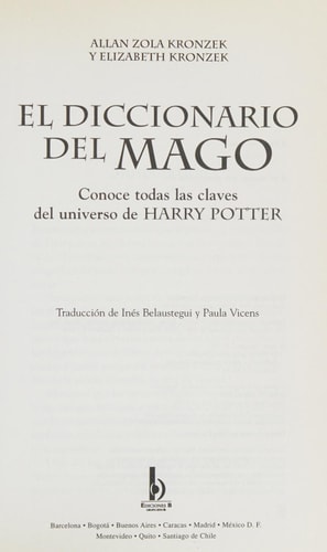 El diccionario del mago cover
