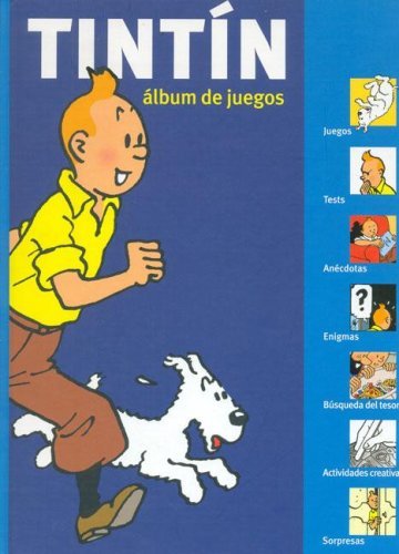 Tintin album de juegos cover