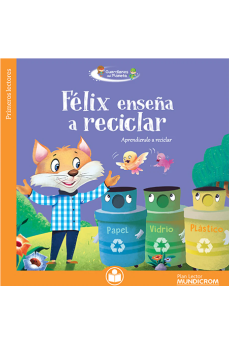 Félix enseña a reciclar
