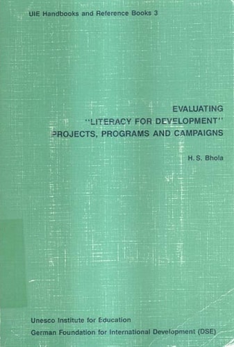 La evaluación de proyectos, programas y campañas de alfabetización para el desarrollo cover