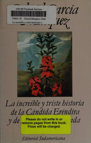 La Increible y Triste Historia Candida Erendira cover