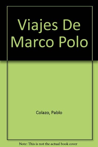 Viajes de Marco Polo cover
