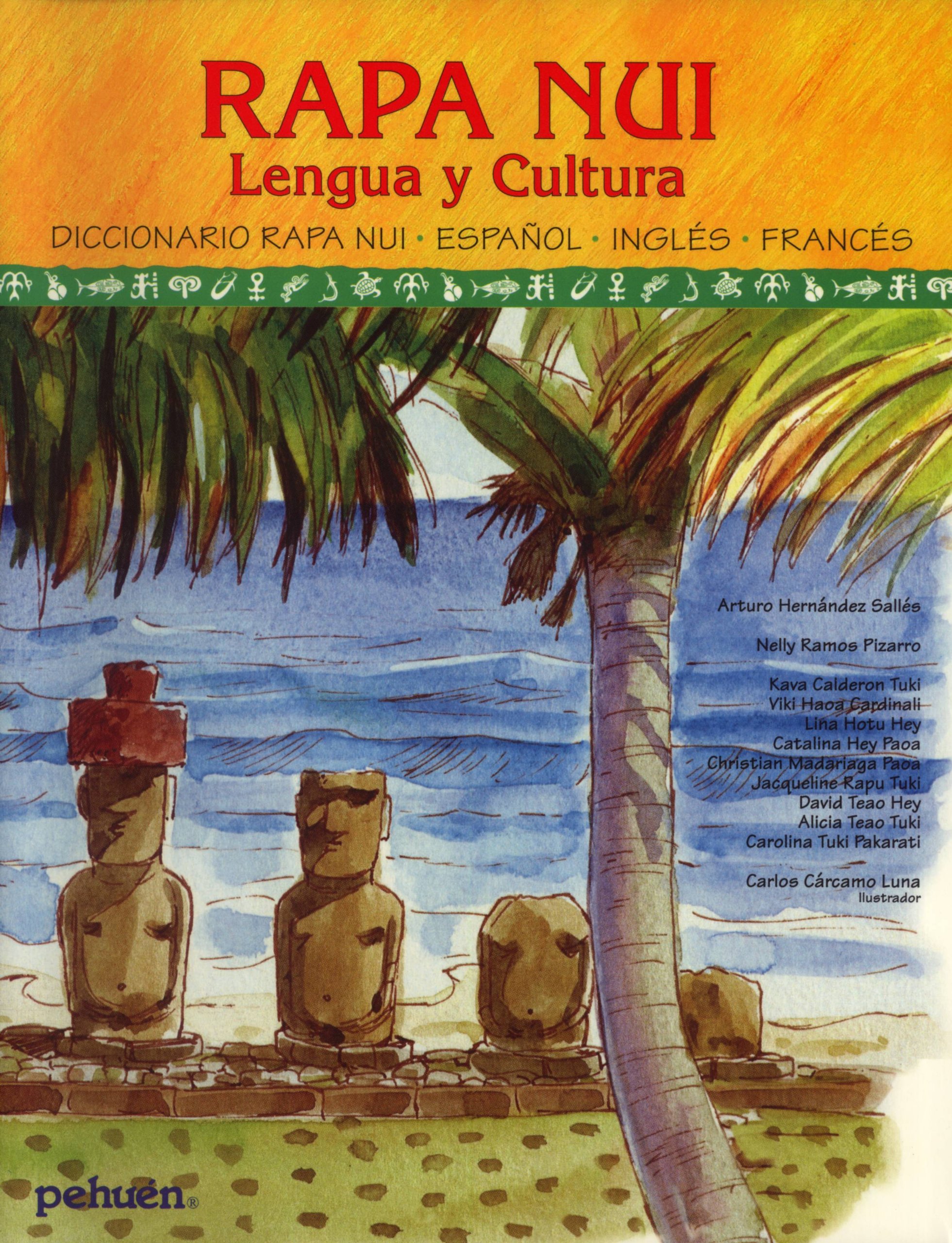 Diccionario Ilustrado: Rapa Nui, español, inglés, francés