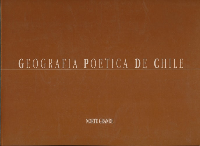 Geografía poética de Chile (Spanish Edition) cover