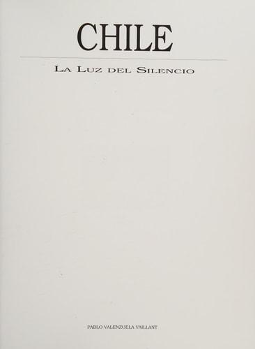 Chile la luz del silencio cover