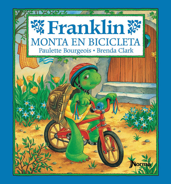 Franklin monta en bicicleta