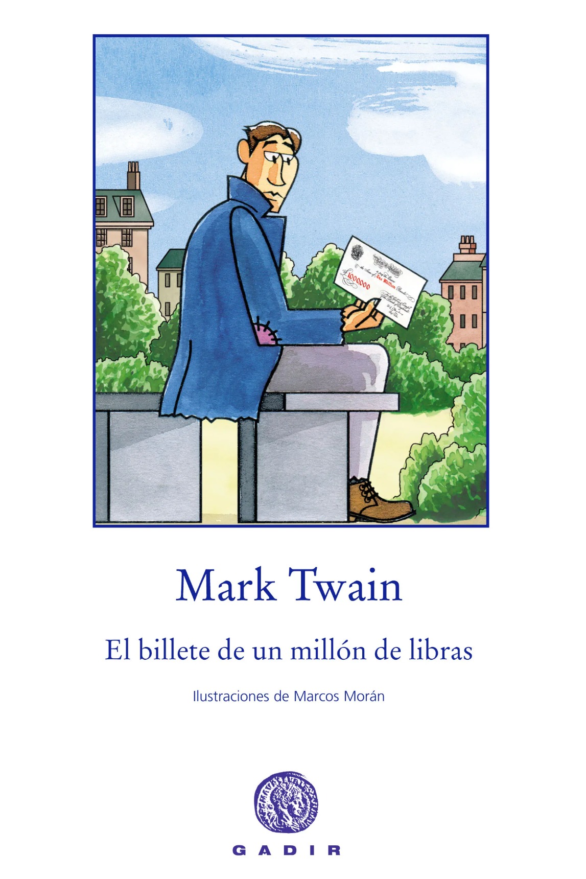 Portada de El billete de un millón de libras