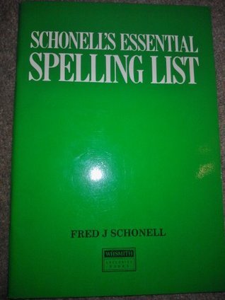 Essential Spelling List cover