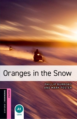 Oranges in the snow cover