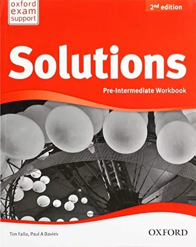 Solutions Pre-Intermediate Workbook with Audio CD cover