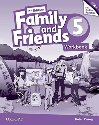 Family and Friends 5 Workbook Online Practice cover