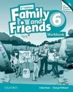 Family and Friends 6 Workbook with Online Practice cover