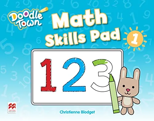 Doodle Town 1 Math Skills Pad cover