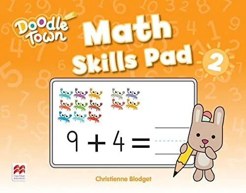 Doodle Town 2 Math Skills Pad cover