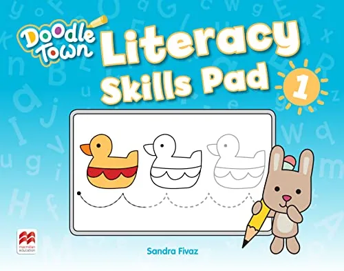 Doodle Town 1 Literacy Skills Pad cover