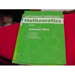 Mathematics Answer Key cover