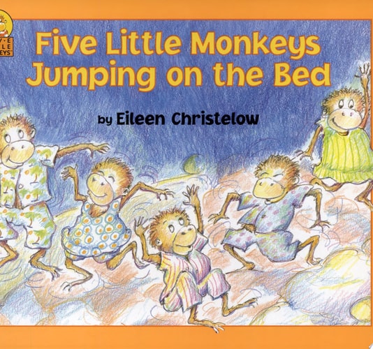 Five Little Monkeys Jumping on the Bed cover