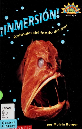 Inmersión! animales del fondo del mar cover