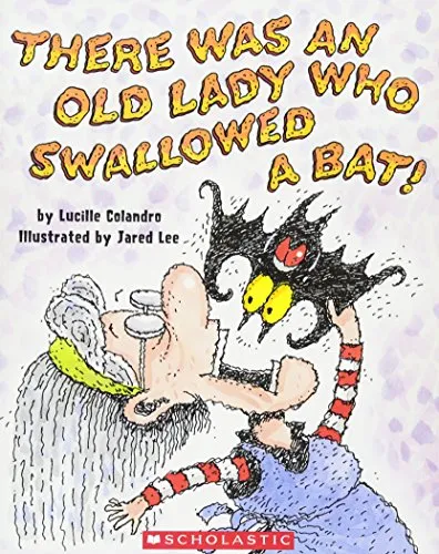 There Was an Old Lady Who Swallowed a Bat! cover