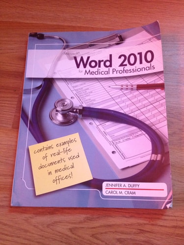 Word 2010 for Medical Professionals cover