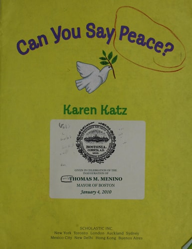 Can You Say Peace? cover