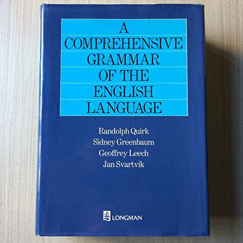 A Comprehensive Grammar of the English cover