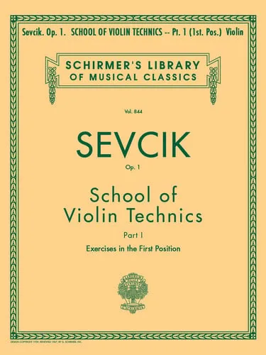 School of Violin Technics, Op. 1 - Book 1 Schirmer Library of Classics Volume 844 Violin Method