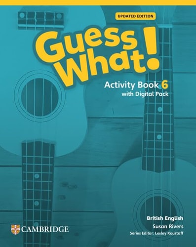 Guess What! British English Updated Level 6 Activity Book with Digital Pack cover