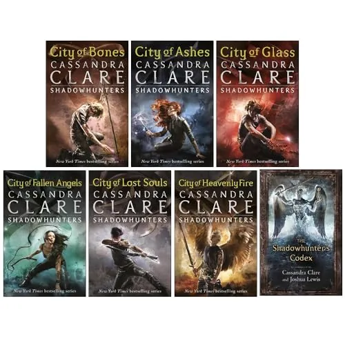 Mortal Instruments Series, The Shadowhunter's Codex Set 7 Books Collection