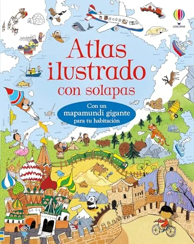 Atlas ilustrado con solapas cover