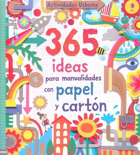365 ideas para manualidades con papel y cartón cover