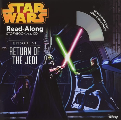 Star Wars: Return of the Jedi Read-Along Storybook and CD cover