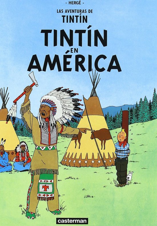 Tintín en América cover