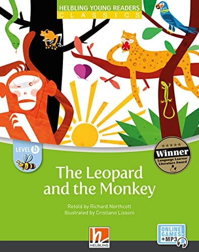 The Leopard and the Monkey + E-zone Helbling Young Readers Classics, Level B/2. Lernjahr