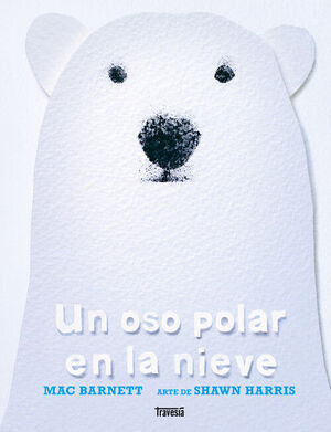 Un oso polar en la nieve