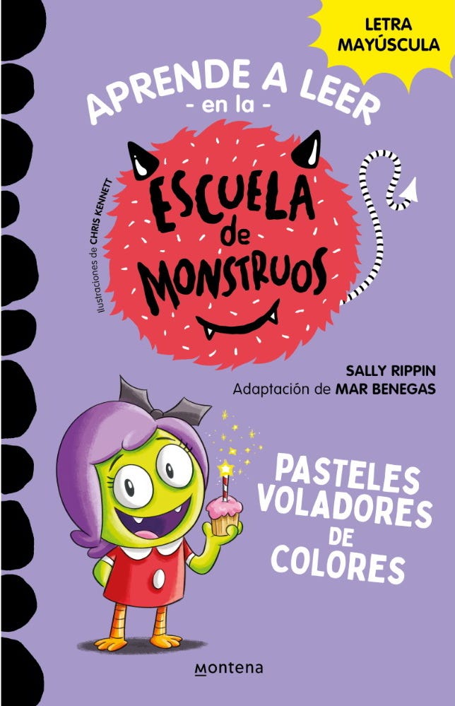 Aprende A Leer En La Escuela Monstruos #. Pasteles Voladores De Colores cover