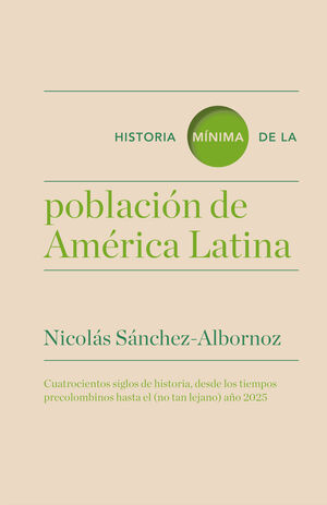 Historia mínima de la población de américa latina cover