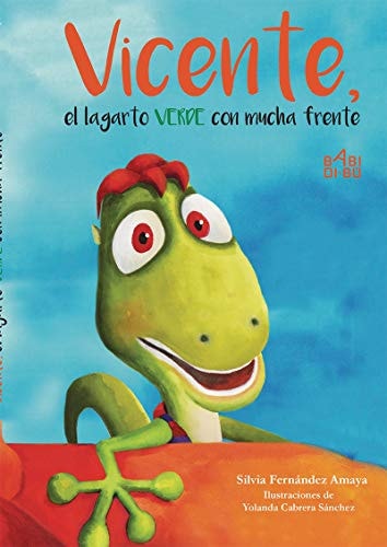 Vicente, el lagarto verde con mucha frente