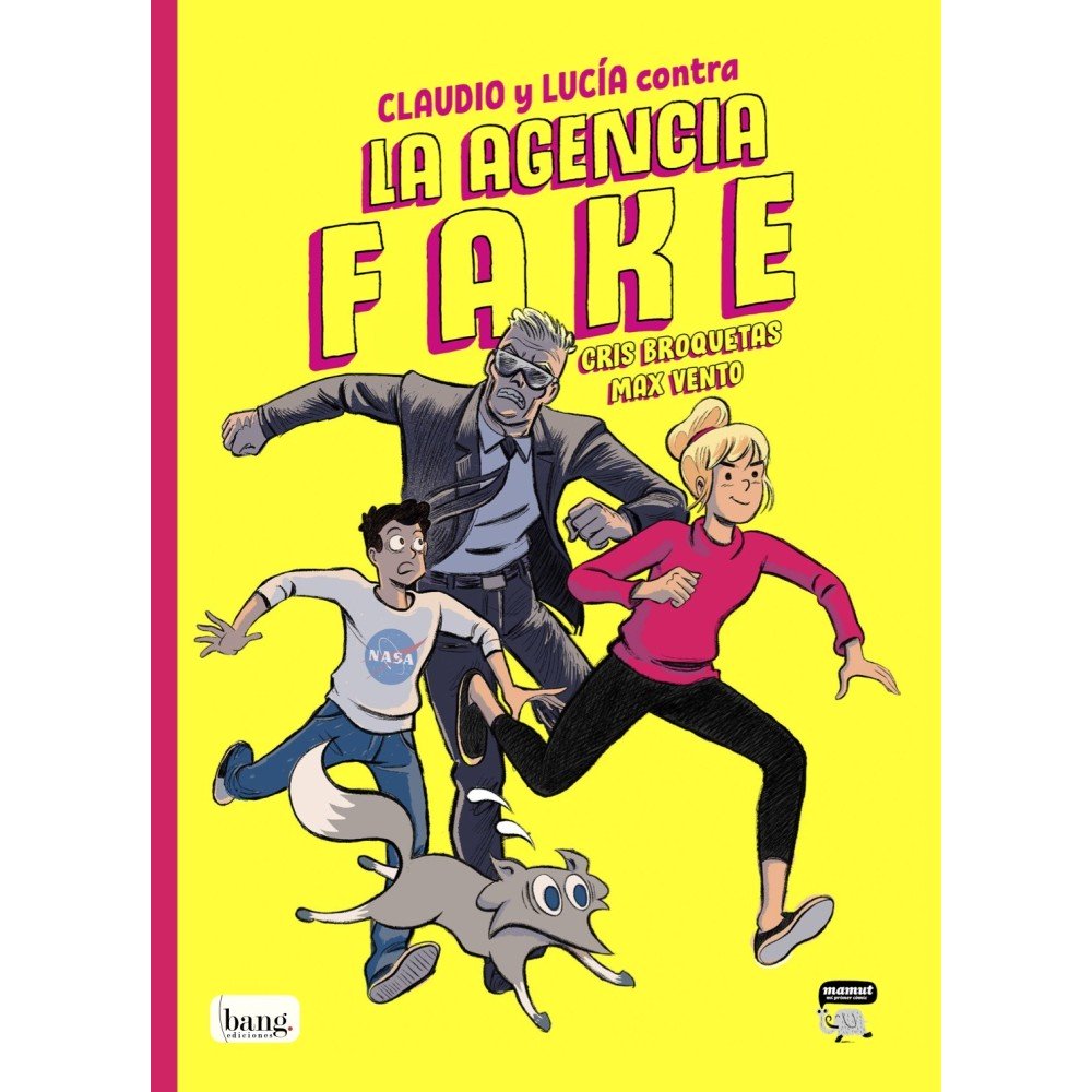 Claudio y Lucía contra la agencia Fake cover