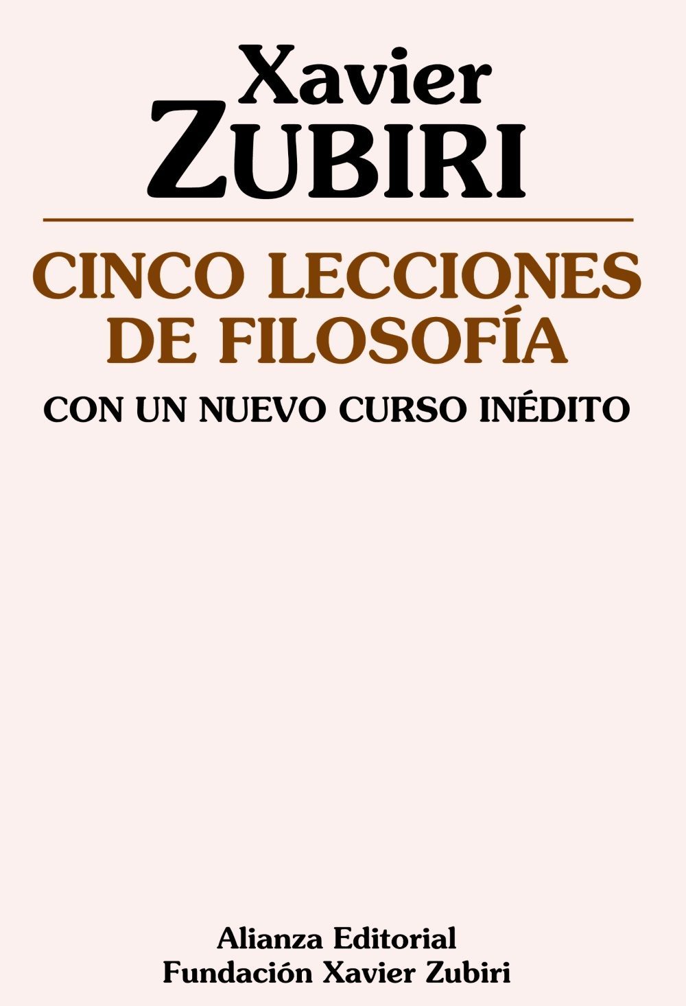 Cinco lecciones de filosofía cover