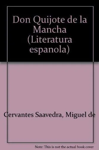 Don Quijote de la Mancha (Literatura española) (Spanish Edition) cover